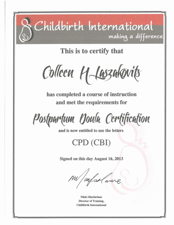 Certification