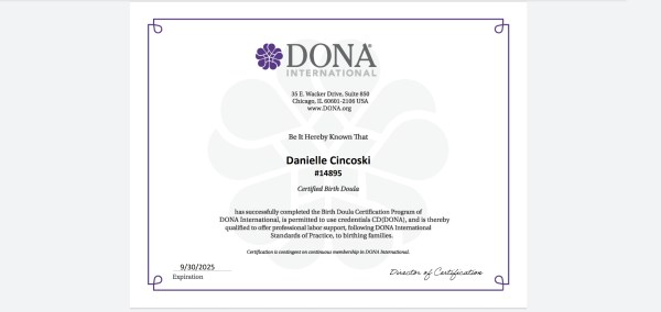 Certification