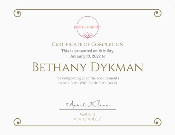 Certification