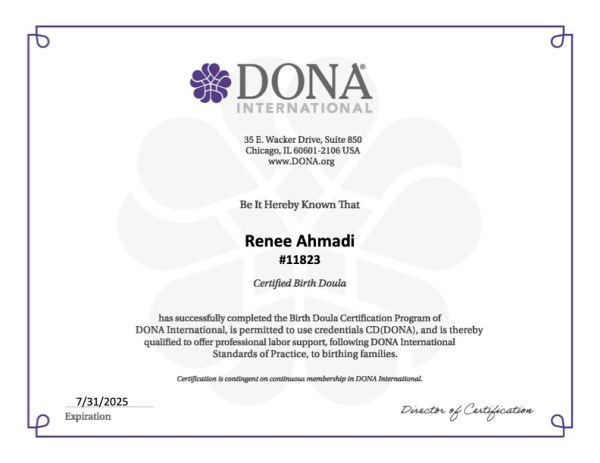 Certification