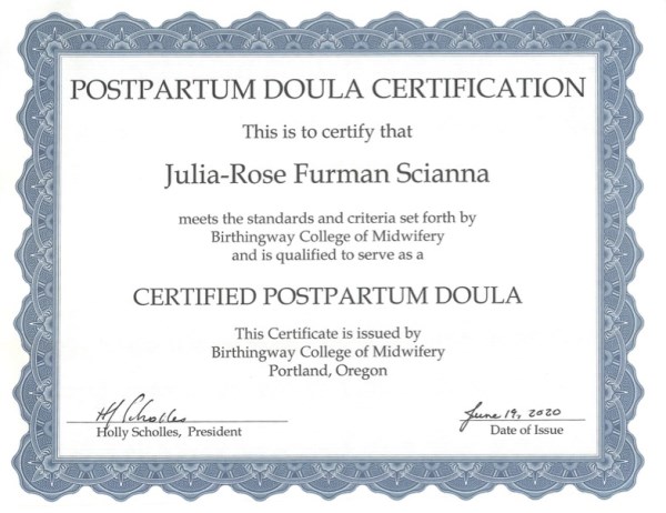 Certification