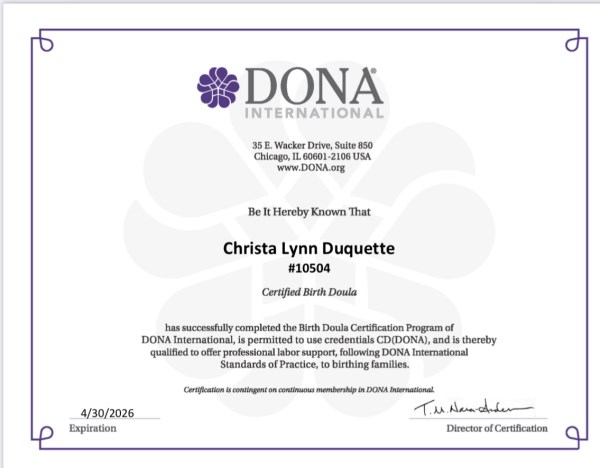 Certification