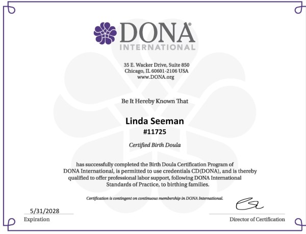 Certification