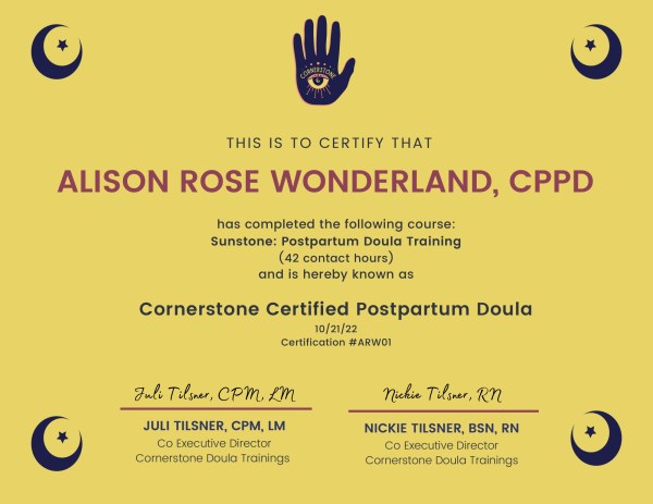 Certification